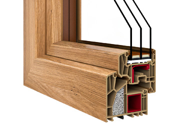 Ламинированные пластиковые окна