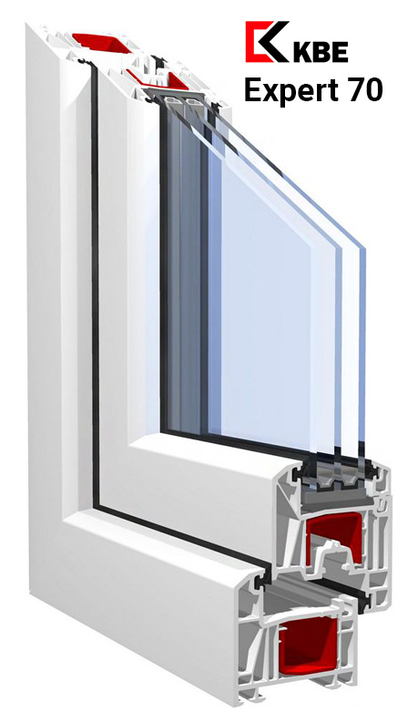Оконный профиль KBE Expert 70
